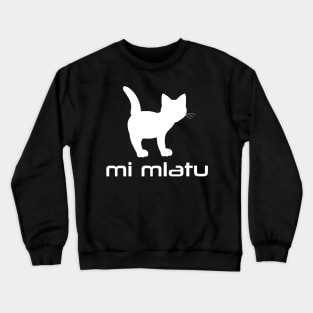 I'm A Cat (Lojban) Crewneck Sweatshirt